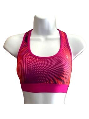 CHAMPION Racer Back Pink Orange Sports Bra Size Small